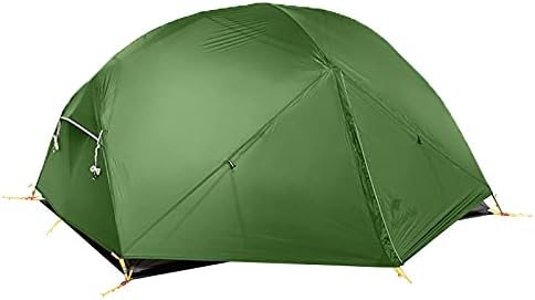 Naturehike Mongar 2-Person 3-Season Backpacking Tent Lightweight Waterproof Double Layer Easy Setup Camping Hiking Tent with Footprint