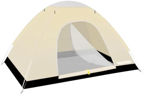 Portable Camping Tent, 2 Person Lightweight, Waterproof Windproof, UV Protection for Outdoor US