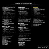 My Medic MyFak Mini Pro First Aid Kit - Small and Lightweight for Camping Hiking and Backpacking - 70 Items IFAK with Tourniquet - HSA/FSA Great for Travel - Coyote