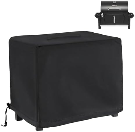 Tabletop Grill Cover for Royal Gourmet CD1519 Portable Charcoal Grill, for Royal Gourmet Tabletop Charcoal Camping Grill, Waterproof UV Resistant Windproof Dustproof Cover