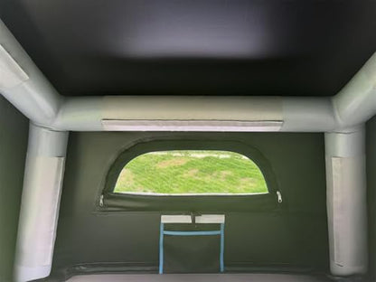 2 Person Inflatable Car Rooftop Tent Easy Set-up Large Outdoor Glamping Camping Tent for SUV,Truck and Universal Auto Self-Driving Touring