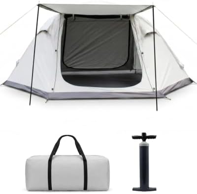 Abahub Inflatable Camping Tent with Hand Pump for 1/2/3/4/8 Person