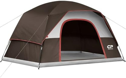 CAMPROS CP Tents for Camping 2/4/6 Person, Waterproof Windproof Dome Tent