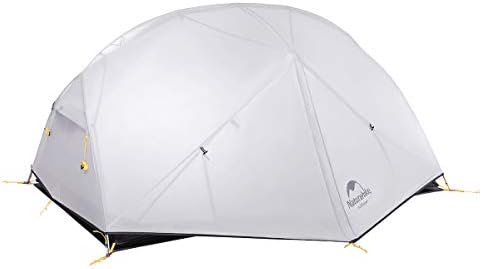 Naturehike Mongar 2 Person Backpacking Tent, 3 Season Ultralight Lightweight 2 Person Tent, Double Layer Free Standing Tents for Camping Hiking Cycling