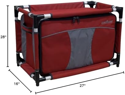 Camp Chef Sherpa Camp Table & Organizer, 27x17 in., Brick