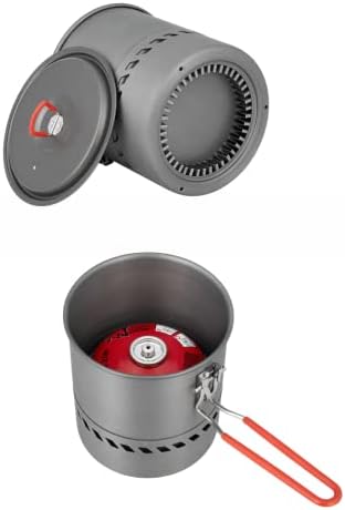 Bulin Camping Pot, 1.5L High Efficiency Backpacking Camping Cooking Set