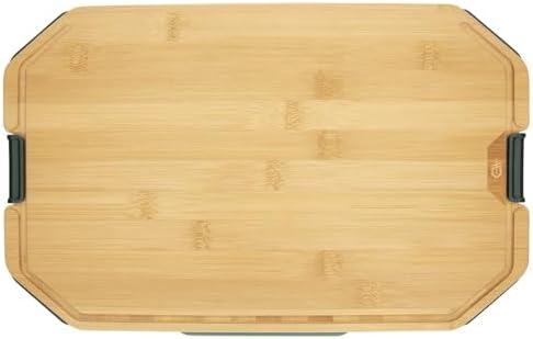 Gerber Gear ComplEAT Cutting Board Set - Cutting Board Kit with Polypropylene & Bamboo Cutting Boards - Features Paring Knife & Chef's Knife in Nesting Design