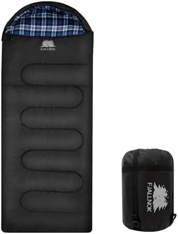 100% Cotton Flannel XXL 3-4 Season Sleeping Bags for Adults