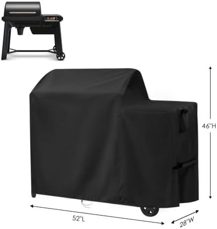 600D Waterproof Grill Cover for Traeger Woodridge 51x27x46