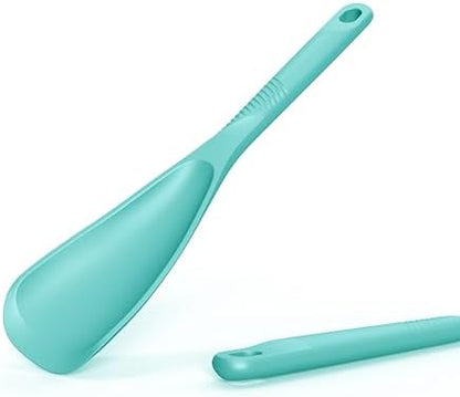 Silicone Cooking Utensils Set - 600°F Heat Resistant, Nonstick Kitchen Utensil Set with Spatulas, Spoons, Whisk, Tongs, BPA Free, Dishwasher Safe (Teal)