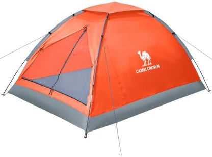 CAMEL CROWN Tents for Camping 2/3/4/5 Person Camping Dome Tent, Waterproof,Spacious, Lightweight Portable Backpacking Tent for Outdoor Camping/Hiking