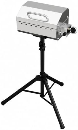 Tabletop Gas Griddle with Foldable Tripod, Stainless Steel Grill