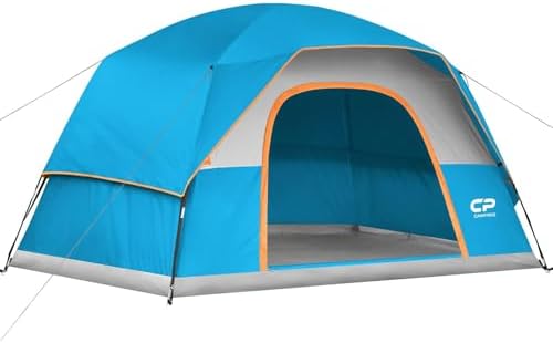 CAMPROS CP Tents for Camping 2/4/6 Person, Waterproof Windproof Dome Tent