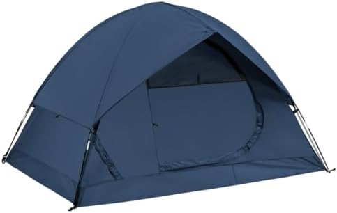 Backpacking Camping Waterproof Tents for 2/4 Person with Rain Fly