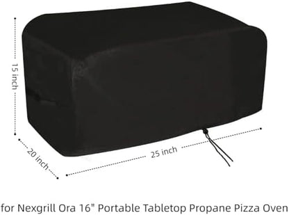 Pizza Oven Cover for Nexgrill Ora 16" Portable Tabletop Propane Pizza Oven