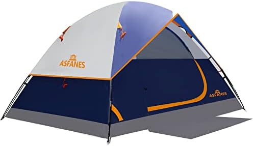 ASFANES Tents for Camping 2/4/6 Person Camping Dome Tent, Waterproof,Spacious, Lightweight Portable Backpacking Tent for Outdoor Camping/Hiking