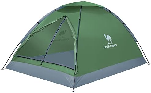 CAMEL CROWN Tents for Camping 2/3/4/5 Person Camping Dome Tent, Waterproof,Spacious, Lightweight Portable Backpacking Tent for Outdoor Camping/Hiking