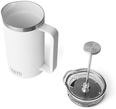 YETI Rambler 34 oz. French Press Coffee Maker, White