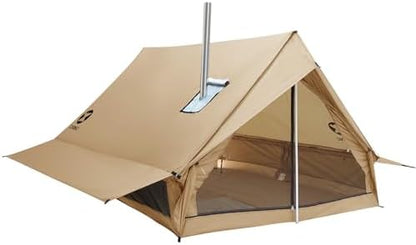 2 Person Hot Tents for Camping with Stove Jack, 4 Season Cabin Winter Tent