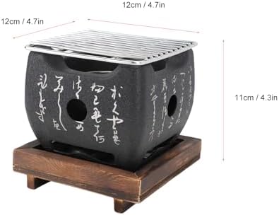 Mini Portable BBQ Grill, Japanese Charcoal Stove for Cooking