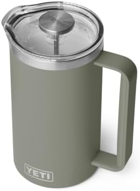 YETI Rambler 34 oz. French Press Coffee Maker, Pampa Green