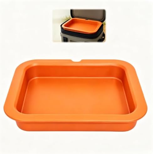 Upper Tray Insert Compatible with YETI Hopper Flip 12 Soft Cooler Organizer, Raised Upper Storage Shelf with Finger Opening for Snacks and Small Items, Camping Travel