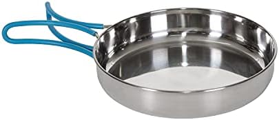 Stansport Stainless Steel Camping Cookware Set – Durable Nesting Mess Kit for Backpacking, Hiking & Outdoor Cooking – Compact Portable Pot & Pan with Carry Bag – Multiple Sizes for Family to Solo Use