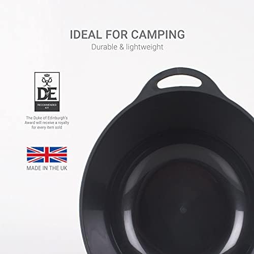 Lifeventure Ellipse Plastic 4-Piece Tableware Set: Knife/Fork/Spoon, Plate, Bowl, Mug for Camping, Travel & Outdoor