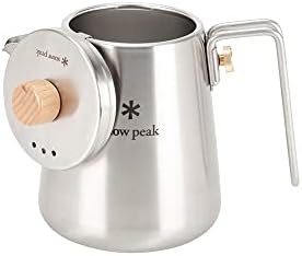 Snow Peak Portable Coffee and Tea Essentials, Stainless Steel, Kettle