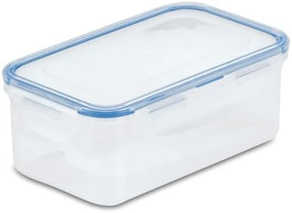 LOCK & LOCK Easy Essentials Food Storage lids/Airtight containers, BPA Free, Butter-25 oz, Clear