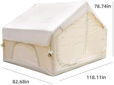 Large Family Cabin Yurt Inflatable Pop Up Waterproof Camping Tent