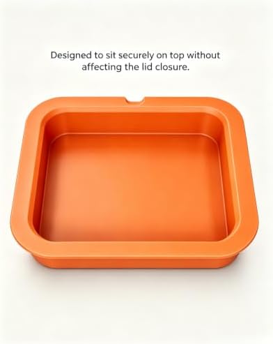 Upper Tray Insert Compatible with YETI Hopper Flip 12 Soft Cooler Organizer, Raised Upper Storage Shelf with Finger Opening for Snacks and Small Items, Camping Travel