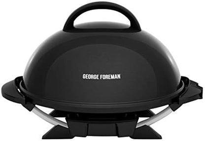 George Foreman Indoor/Outdoor Electric Grill with Stand, 15-Serving