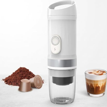 Portable Coffee Maker, USB-C Rechargeable Electric Espresso Machine