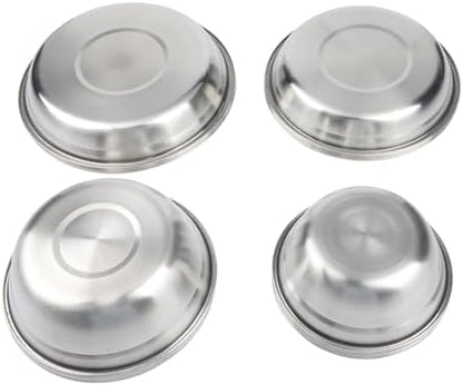 Stainless Steel Camping Plate Set 20Pc Lightweight