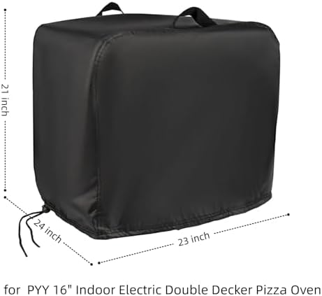23 in Pizza Oven Cover for PYY 16" Indoor Electric Double Decker Pizza Oven
