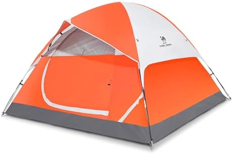 CAMEL CROWN Tents for Camping 2/3/4/5 Person Camping Dome Tent, Waterproof,Spacious, Lightweight Portable Backpacking Tent for Outdoor Camping/Hiking