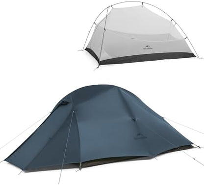 Naturehike Cloud-Up 2 Person Tent Lightweight Backpacking Tent with Footprint - Free Standing Ultralight Camping Hiking Backpack Tents Two Person Tent