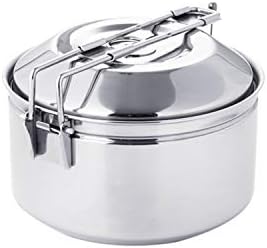 Fire Maple Antarcti S/S Kettle Pot Combo Set | 18-8 Stainless Steel | all Steel Construction | Ideal for Camping Bushcraft Use | Compact Cookware Set