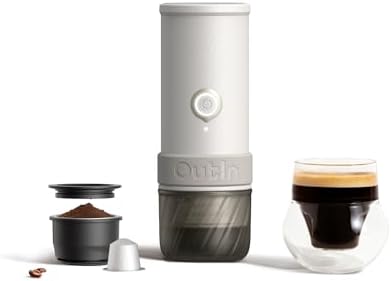 OutIn Mino Portable Electric Espresso Machine for Travel with Self-Heating