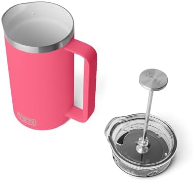 YETI Rambler 34 oz. French Press Coffee Maker, Tropical Pink