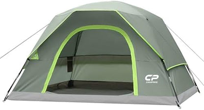 CAMPROS CP Tents for Camping 2/4/6 Person, Waterproof Windproof Dome Tent