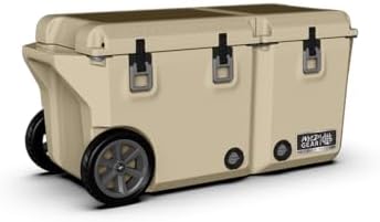 Wyld Gear 65 Quart Dual Compartment Hard Cooler with Wheels