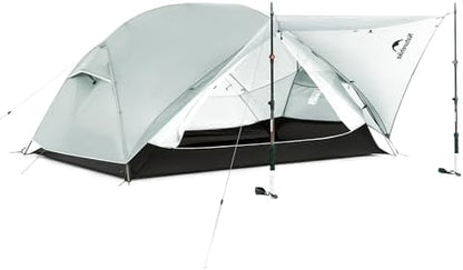 Naturehike Mongar Upgraded 1/2/3 Person Backpacking Tent,Waterproof Lightweight Camping Tent with Footprint