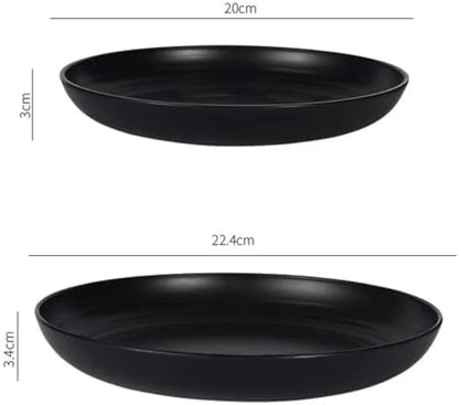 Wheat Straw Tableware Set, 16 Pieces (for 4 People)