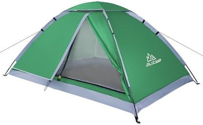 JELUCAMP 1/2/4/6 Person Dome Tents for Camping Lightweight Backpacking Tent