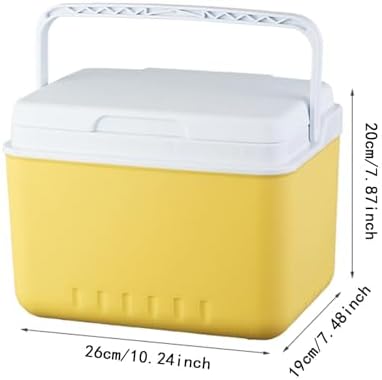 Insulated Cooler Camping Storage Case with Handle Ice Chest Box Organizer for Groceries Travel Picnic Tailgating