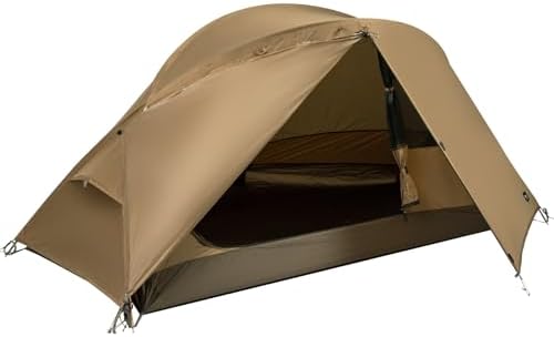 MC TOMOUNT Backpacking Tent Ultralight Nylon 1-2 Person Camping Tent
