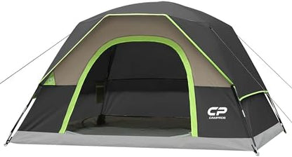 CAMPROS CP Tents for Camping 2/4/6 Person, Waterproof Windproof Dome Tent