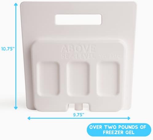 Above Sea Level Ice Pack Divider Compatible with YETI Coolers - Choose Your Size (Tundra Haul, 35/45, 65, Roadie 32, 48/60) - Freeable Cooler Insert for Tundra and Roadie Ice Chests